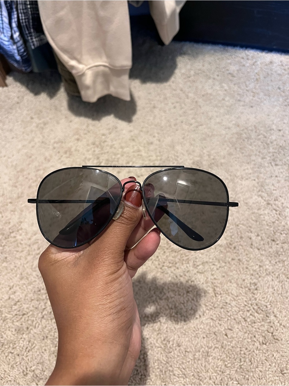 Women’s Black Aviator Sunglasses – Sleek Everyday Shades